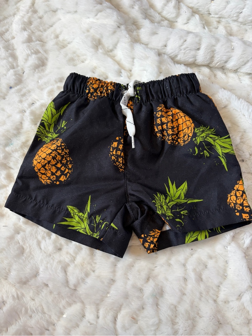 City Streets Pineapple Swim Trunks 3-6 Months Baby Boy